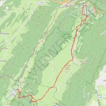 Col de la Faucillle GPS track, route, trail