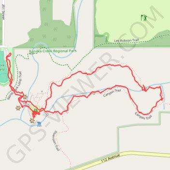 Kanaka Creek - Cliff Falls GPS track, route, trail