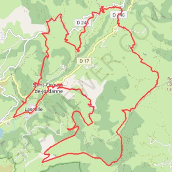 Circuit du Mazieux GPS track, route, trail