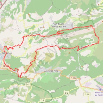 Tour de la chaîne du Saint-Pilon GPS track, route, trail