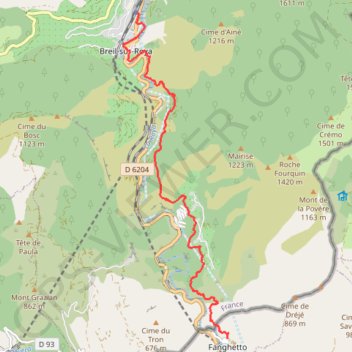 G3a SENTIER VALLEEN GPS track, route, trail