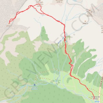 Cap de la Pala deth Port GPS track, route, trail