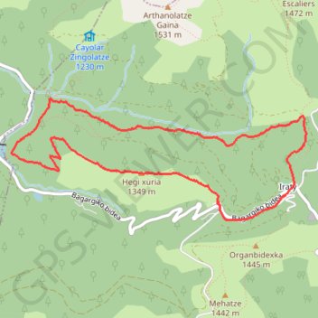 Iraty Hegixuria GPS track, route, trail