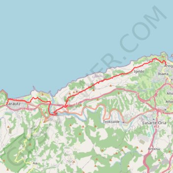 Camino del Norte GPS track, route, trail