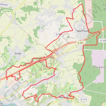 Circuit Ruelle-sur-Touvre GPS track, route, trail