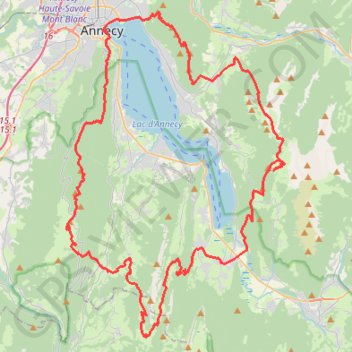 Tour du Lac d'Annecy circuit Maxi Race en 3 jours GPS track, route, trail