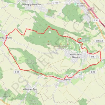 62-383 GPS track, route, trail
