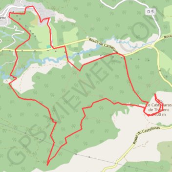 Thorenc castellaras GPS track, route, trail