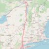 Montréal - New York GPS track, route, trail