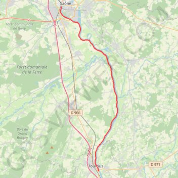 E1 GPS track, route, trail