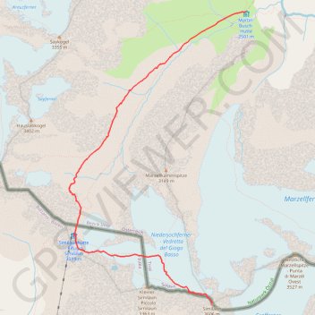 Similaun-MartinBuschHuette GPS track, route, trail
