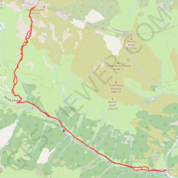 Monte Viribianc GPS track, route, trail