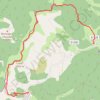 Haute Beaume - crêtes du Luzet GPS track, route, trail
