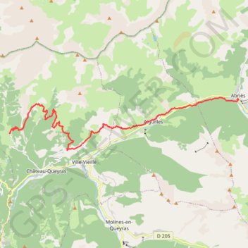 Queyras - Soulier - Abries GPS track, route, trail