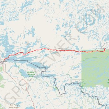 Fort Frances - Atikokan GPS track, route, trail