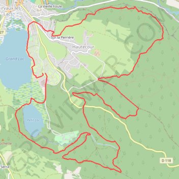 Ecotrail de Clairvaux-les-lacs GPS track, route, trail
