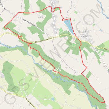 Bats Ascension grand circuit GPS track, route, trail