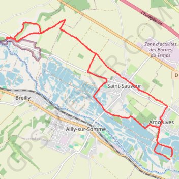 Dreuil les Amiens - Samara GPS track, route, trail