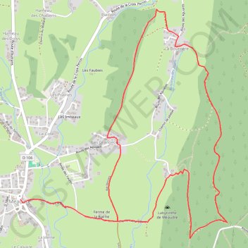 TDB23v1 GPS track, route, trail