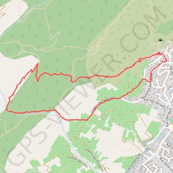 Volx, sentier d'interprétation GPS track, route, trail