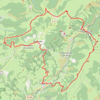 Tour des Monts du Cantal GPS track, route, trail