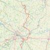 GR124 Randonnée de Berny-sur-Noye (Somme) à Rebreuviette (Pas-de-Calais) GPS track, route, trail
