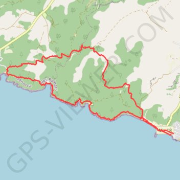 San Tomas GPS track, route, trail