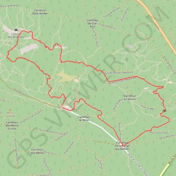 Tour des gorges d'Apremont GPS track, route, trail