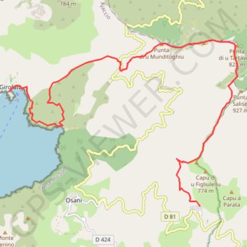MARE E MONTI Etape 5 GPS track, route, trail