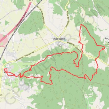 Autour d'Allan GPS track, route, trail