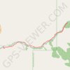 Goldbug Hot Springs Trail in Salmon-Challis National Forest GPS track, route, trail