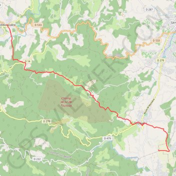 Alboussière Billoire GPS track, route, trail