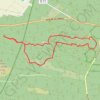 Rocher de sablons - franchard GPS track, route, trail