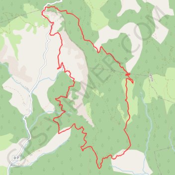 Franget - Grangeasse tour GPS track, route, trail