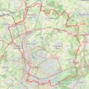 Au nord du Mans puis en ville GPS track, route, trail