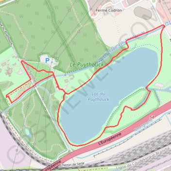 Circuit du Puythouck - Grande-Synthe GPS track, route, trail