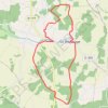 LE BOUCHAGE sentier la Lizonne GPS track, route, trail