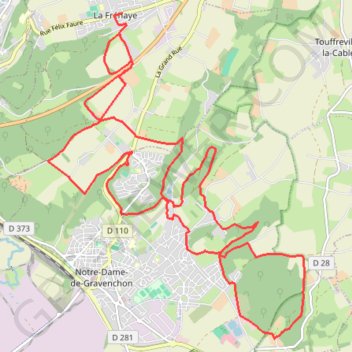 La W allégée - La Frenaye GPS track, route, trail
