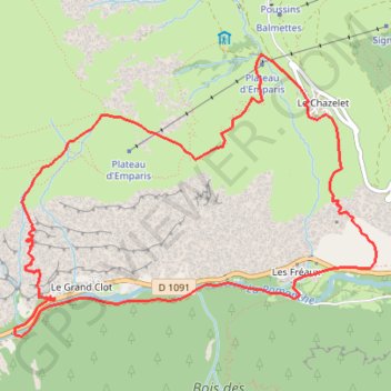 Des Mines du Grand Clot (La Grave Oisans) GPS track, route, trail