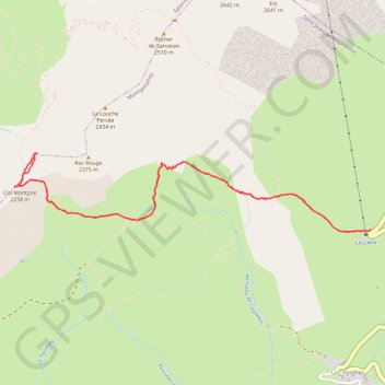 Col de Montjoie GPS track, route, trail