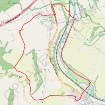 Humes Chanoy GPS track, route, trail