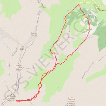 Petit Parpaillon GPS track, route, trail