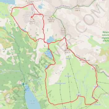 Pic-de-Bastan-par-les-lacs: 28-09-2017 GPS track, route, trail