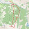 RSPG Rando Crévoux la chalp cabanne de la Ratelle GPS track, route, trail