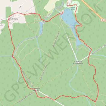 Circuit de la croix de montauge GPS track, route, trail
