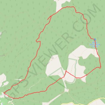 Les jas du mont Ventoux GPS track, route, trail