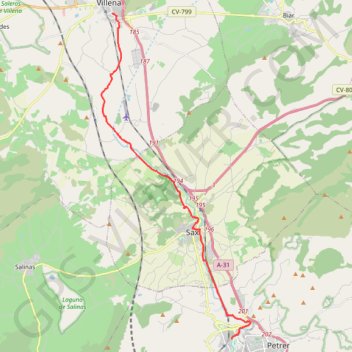 SE03-Petrer-Villena GPS track, route, trail