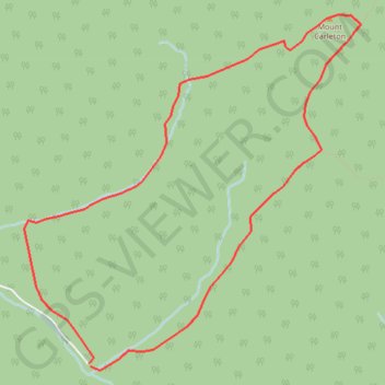 Mount Carleton GPS track, route, trail