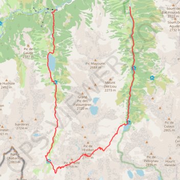 Col d'Arraillé GPS track, route, trail