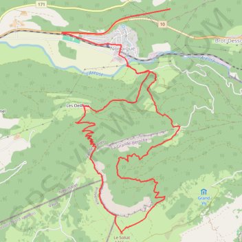 Le Creux du Van GPS track, route, trail